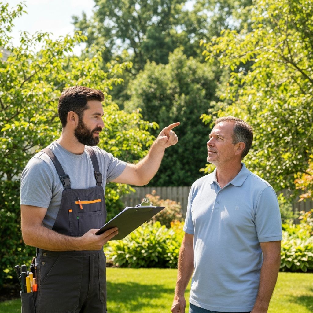 Tree service consultation